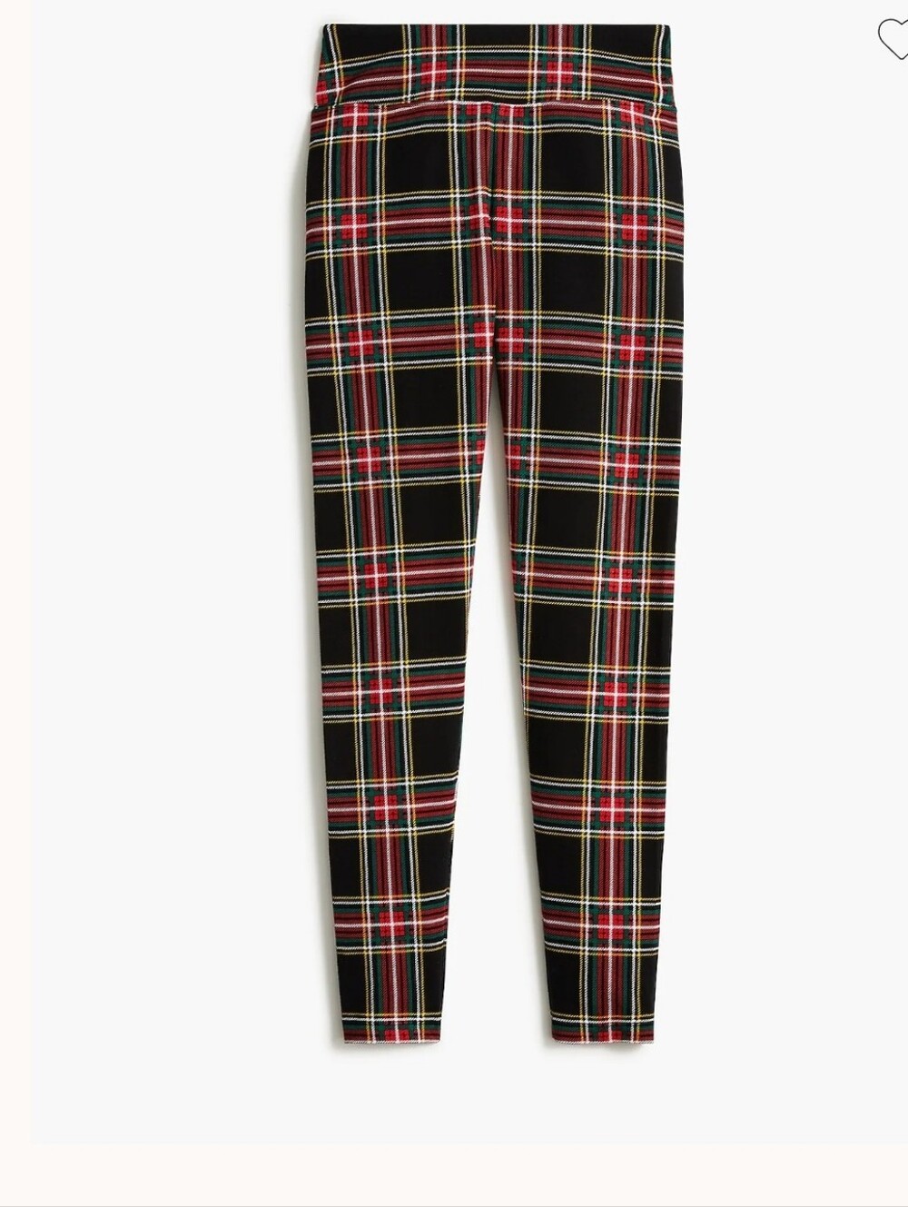 ♦️ Sz 1X Jones & Co Plaid Straight-Leg Pants in Black & Red Tartan